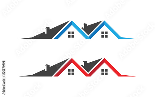 House Property concept icon logo template v.139