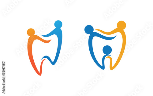 Dental Medical Care Logo icon vector design template vv.97