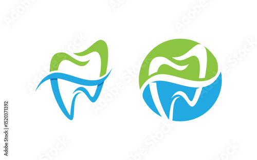 Dental Medical Care Logo icon vector design template vv.102