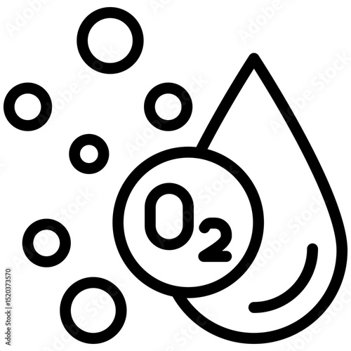 Oxygen Icon Outline