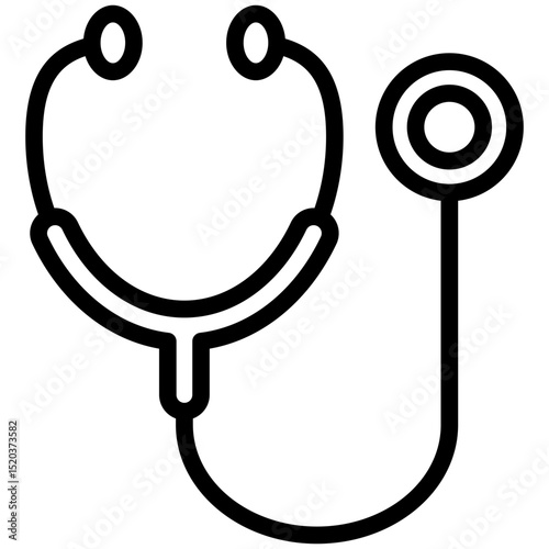 Stethoscope Icon Outline