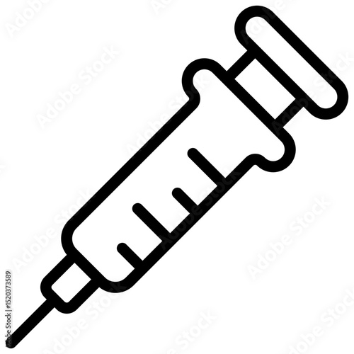Syringe Icon Outline