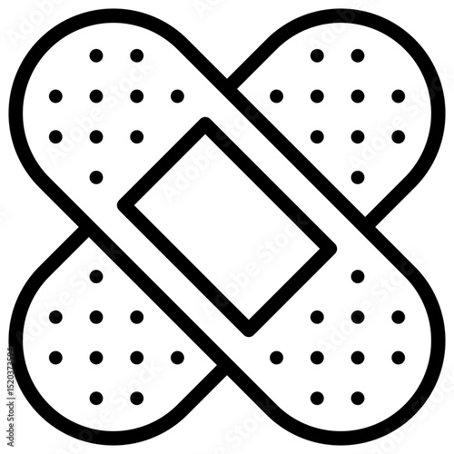 Bandage Icon Outline