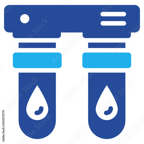 Water Purifier Icon Dual Tone Color