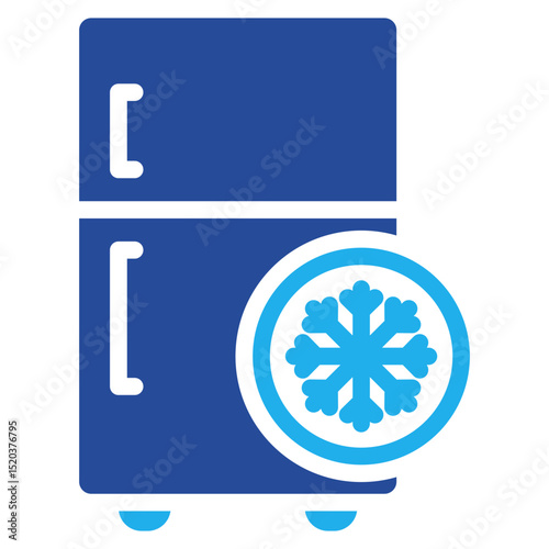 Refrigerator Icon Dual Tone Color