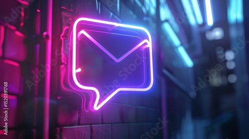 glowing neon sign with neon lights