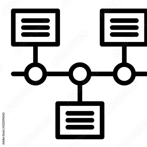 Time line icon in vector illustration