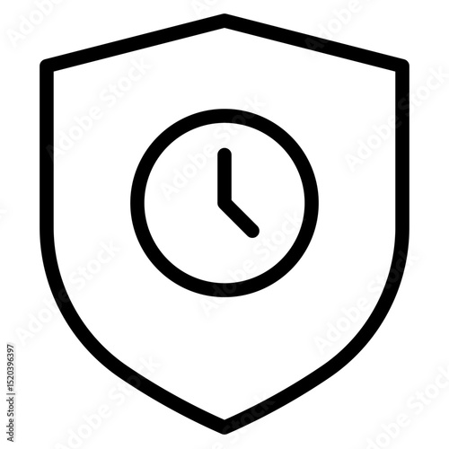 Risk time icon in vector illustration