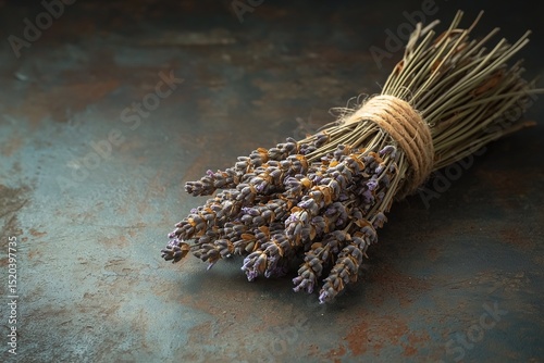 Dried Lavender Bouquet Rustic Natural Herbs for Aromatic Home Dcor and Relaxation