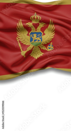 Montenegro Flag National Symbol of Independence and Heritage