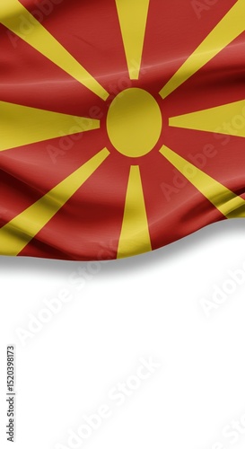 North Macedonia Flag Symbol of Independence and National Pride