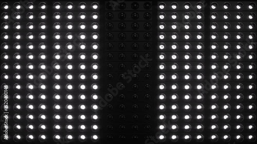 Lights Flashing Wall Showtec VJ Stage Floodlight 4K Blinder Blinking Lights Flash Club Flashlights Disco Lights Matrix Beam Lights Bulb Halogen Headlamp Lamp Nightclub Turn Off On Loop