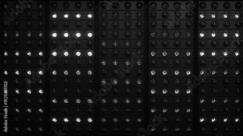 Lights Flashing Wall Showtec VJ Stage Floodlight 4K Blinder Blinking Lights Flash Club Flashlights Disco Lights Matrix Beam Lights Bulb Halogen Headlamp Lamp Nightclub Turn Off On Loop