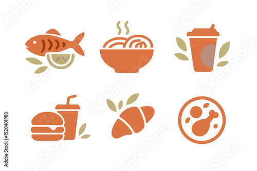 Delicious Bites & Beverages Icon Pack