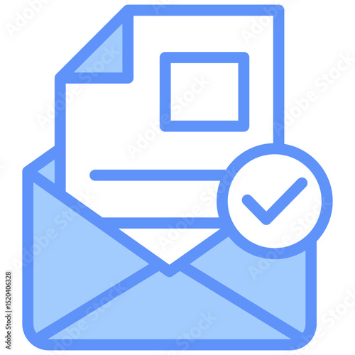 Read Icon Outline Blue
