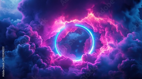 Abstract ring of light