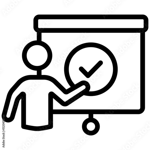 Presentation Icon Outline