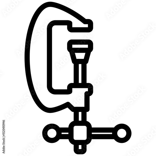 Clamp Icon Outline