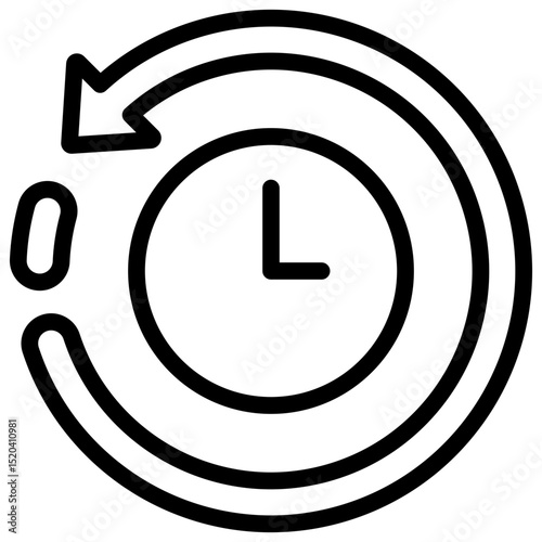 Restore Icon Outline