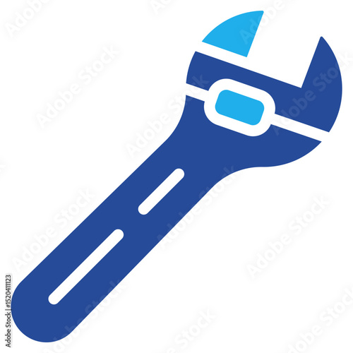 Wrench Icon Dual Tone Color
