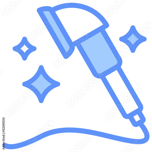 Polish Icon Outline Blue