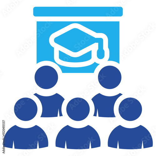 Lecture Icon Dual Tone Color