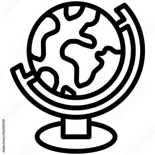 Globe Icon Outline