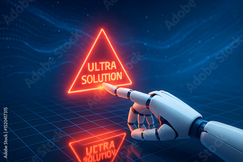 Robotic Fingertip  Activating the 'Ultra Solution' Holographic Interface