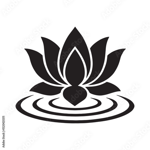Serene Lotus Flower  A Symbol of Tranquility and Purity