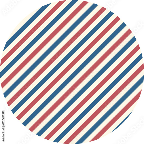 Stripe Pattern-1-tricolor, blue, red, white