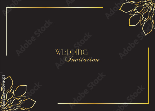 The Gold Mandala Wedding Iinvitation Card
