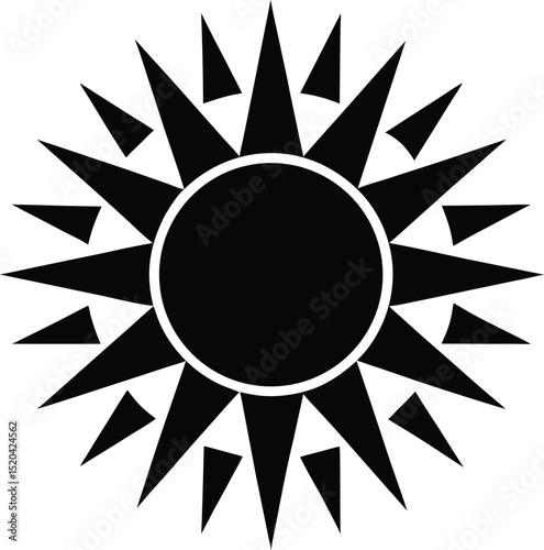 abstract sun vector illustration
