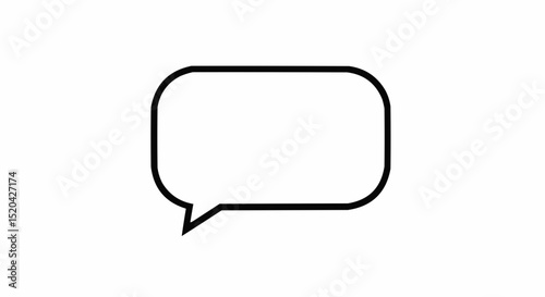 A vibrant 3D speech bubble icon on a white background symbolizes dynamic chat, talk, and communication