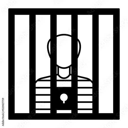 jail  black icon