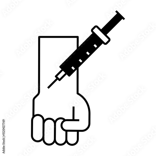 heroin black icon