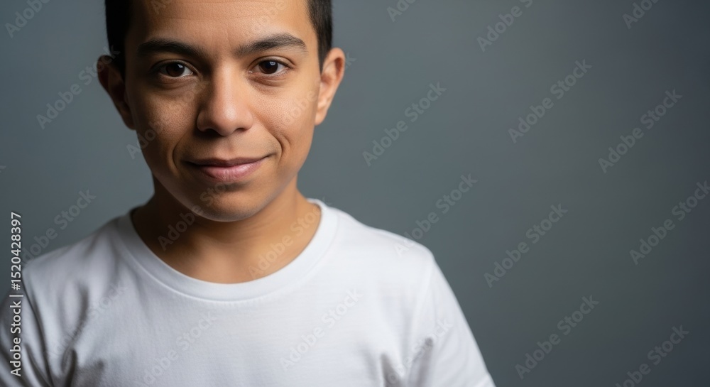 Fototapeta premium Portrait celebrating disability pride month with inclusive themes and awareness