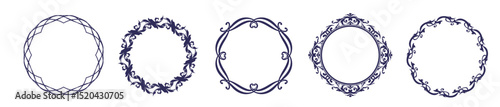 Antique Frame Design Collection: Vintage Decorative Frame Set