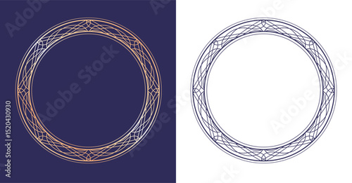 Antique Frame Design Collection: Vintage Decorative Frame Set