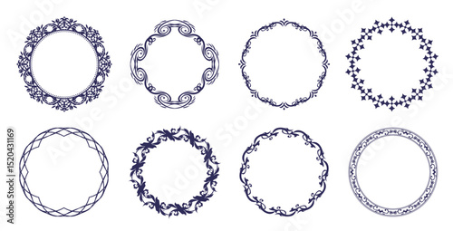 Antique Frame Design Collection: Vintage Decorative Frame Set