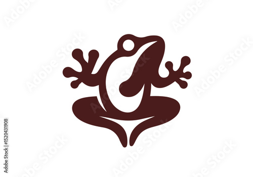Toad Hand Drawn Flat Illustration Vector Isolated by AZ for Books, Arts, Design and Decoration Graphic Asset