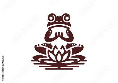 Toad Hand Drawn Flat Illustration Vector Isolated by AZ for Books, Arts, Design and Decoration Graphic Asset