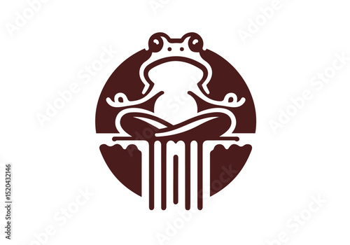 Toad Hand Drawn Flat Illustration Vector Isolated by AZ for Books, Arts, Design and Decoration Graphic Asset