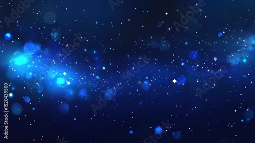 Dark blue abstract background with light blue specks