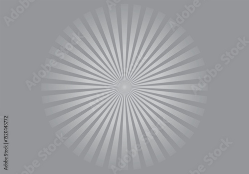 Gray sunburst abstract circle background vector illustration for background design.