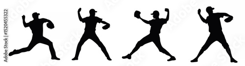 Baseball Pitcher Throwing Cur...
