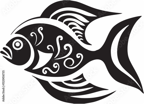 Minimalist Fish Silhouette.eps