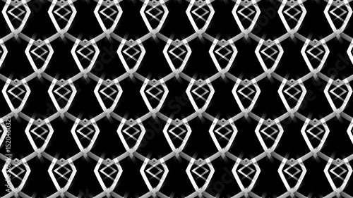 Elegant Seamless Black and White Pattern