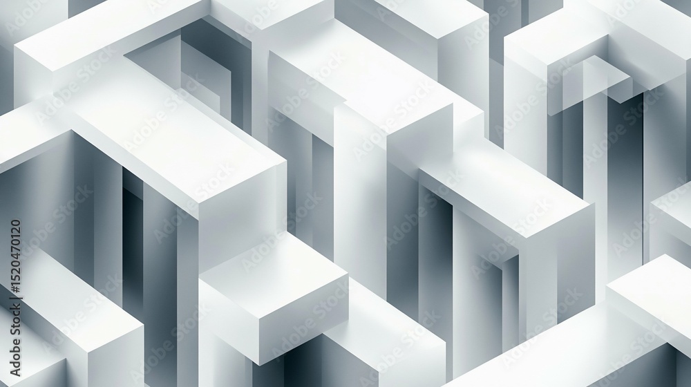 Abstract white geometric maze pattern - ideal for website backgrounds Abstract white geometric maze pattern - ideal for website backgrounds
