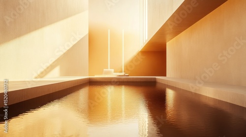 Minimalist Pool Interior