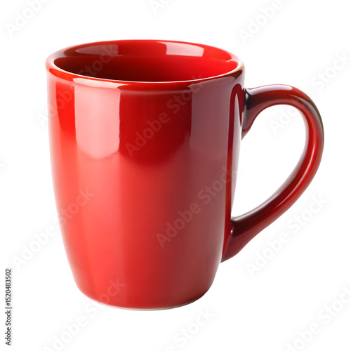 Clear Glass Mug on White Backdrop